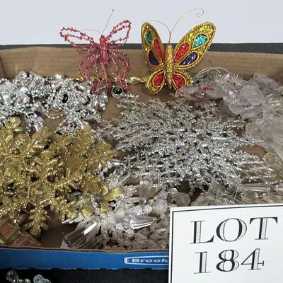 Large Lot of Plastic Christmas Ornaments, Some Older Some Newer