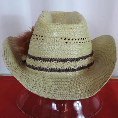 Faux Straw CowboyHat