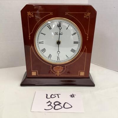 A - 380  Vintage DeArt Mahogany Clock