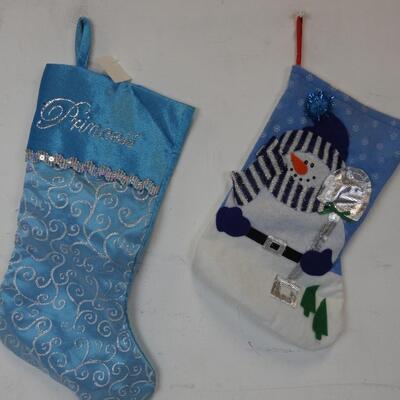 Christmas Lot: Snowman Box Tower, Stockings, Silvestri Beads, Christmas Music