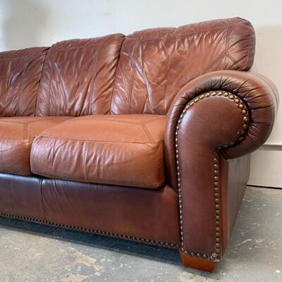 #17 Red Pleather Couch