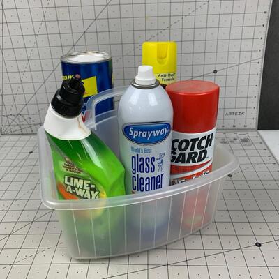 #97 Cleaning Supplies & Tote