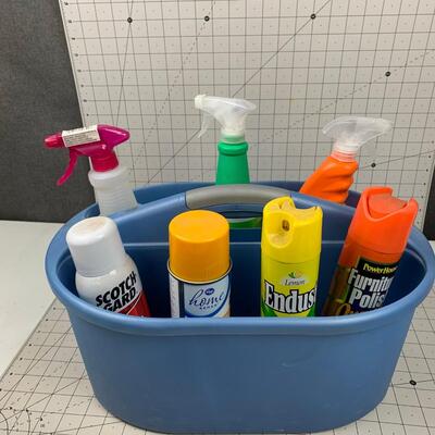#102 Cleaning Supplies & Tote