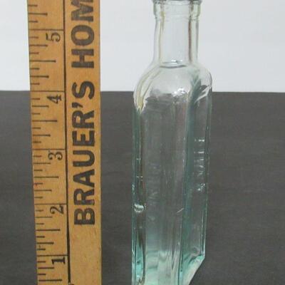 Antique Pinex Bottle Very Pale Aqua Color