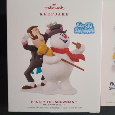 Lot 750: Frosty the Snowman Ornaments (Hallmark)