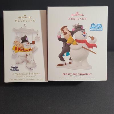 Lot 750: Frosty the Snowman Ornaments (Hallmark)