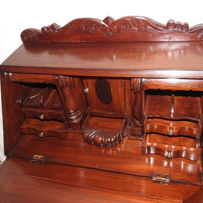 Mahogany Drop Front Secretary