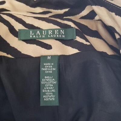 Lot #176  Gorgeous RALPH LAUREN Animal Print Coat - Like new