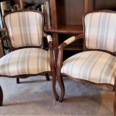 Lot #177 Pair of French Style armchairs - Chair Craft Company