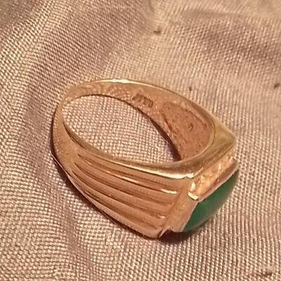 Mens Gold Pinky Ring 14k