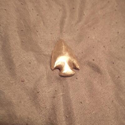 Handmade White Gold Arrowhead