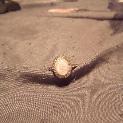 Size 7 Well Opal Ladies Ring