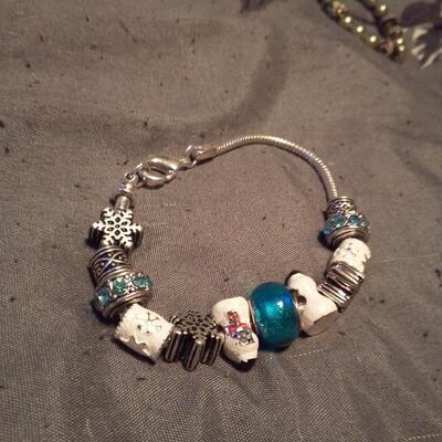 Pandora Style Winter Bracelet