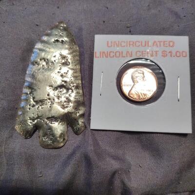 Handmade Recovered Gold Arrowhead *Read*