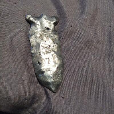 Recovered Sterling Silver Handmade Arrowhead