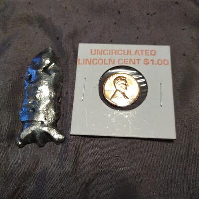 Recovered Sterling Silver Handmade Arrowhead