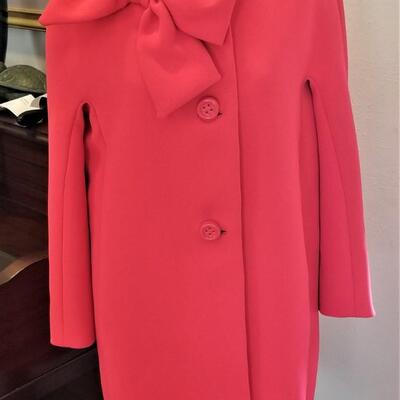 Lot #184  Lovely KATE SPADE coat with signature bow