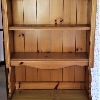 Lot #186  Knotty Pine Bookcase/dresser combo