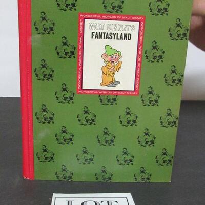 Vintage 1965 Walt Disney's Fantasyland Book, Hardcover