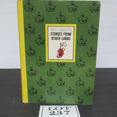 Vintage Walt Disney's 1965 Stories From Other Lands Book, Hard Cover