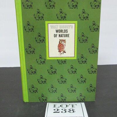 Vintage Walt Disney's 1965 Worlds of Nature Book, Hard Cover