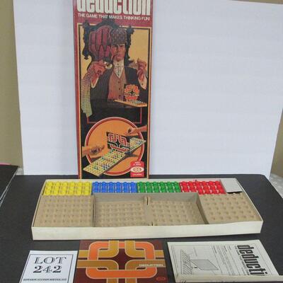 Deduction Game, 1976, Complete, Pegs Were Never Taken Apart Yet