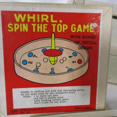 Whirl Spin The Top Game - DOBBS Miniature Salesman Hat