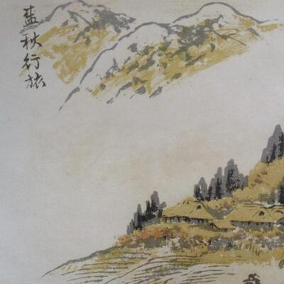 Asian Scroll Landscape Art