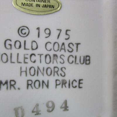 1975 Gold Coast Ron Price Decanter & Paperweights