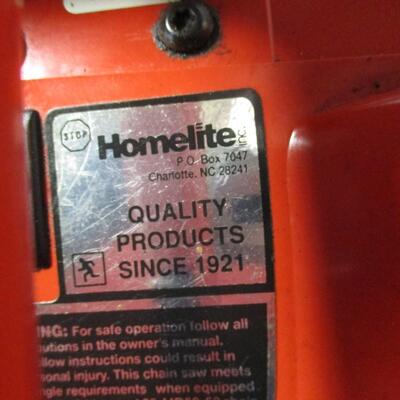 Homelite 14 Inch Chainsaw With Case