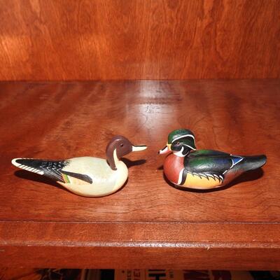 Pair of Miniature Duck Decoys