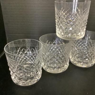 C251 Set of 8 Waterford Crystal Alana Old Fashioned Glasses