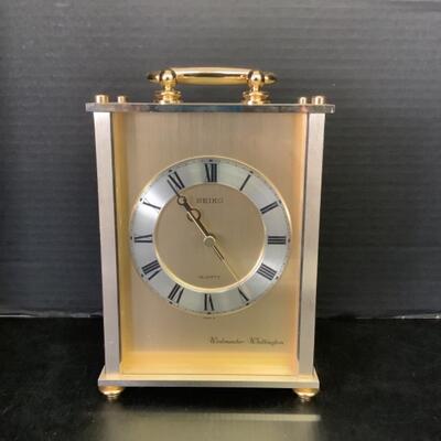 C259 Seiko Westminster Whittington Desk / Mantle Clock