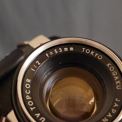 Lot 11: Vintage TOPCON Uni 35mm Camera w/ 53mm Lens and Case