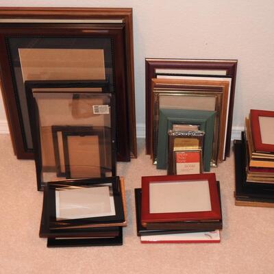 Large Grouping of Picture Frames