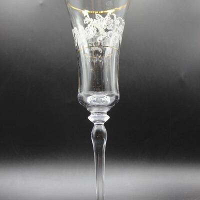 Large Set of MIKASA Antique Lace Wine Water Goblet Glasses Stemware 55 Pieces