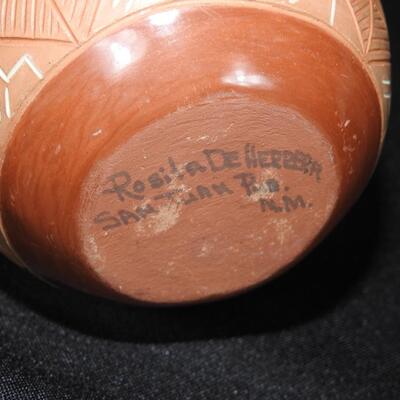 Rosita Dr Herrera Incised Native Bowl