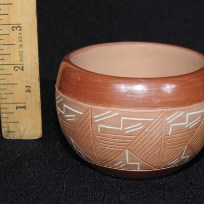 Rosita Dr Herrera Incised Native Bowl