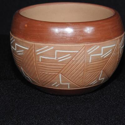 Rosita Dr Herrera Incised Native Bowl