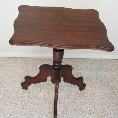 Vintage Slant Top Mahogany Stand