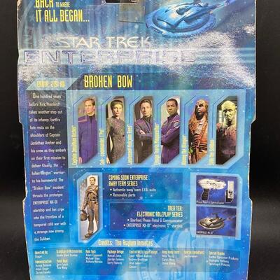 Star Trek Enterprise Broken Bow Captain Archer Scott Bakula Action Figure Packaged Unopened