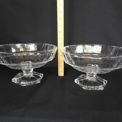 9.75" footed bowls