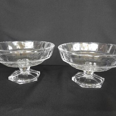 9.75" footed bowls