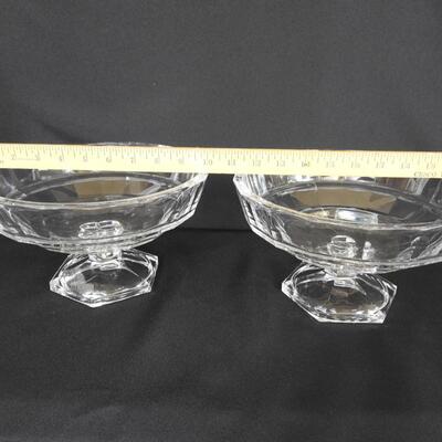 9.75" footed bowls
