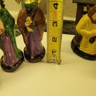 Lot 33: Vintage German Creche - Christmas Nativity