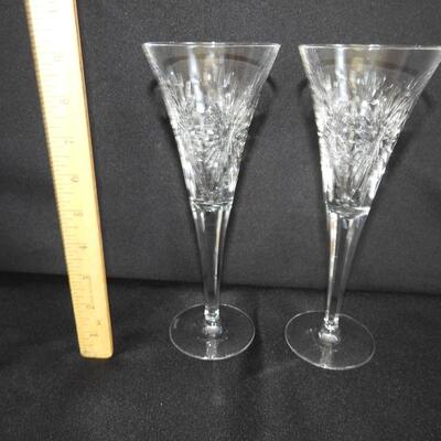 Waterford Champagne flutes