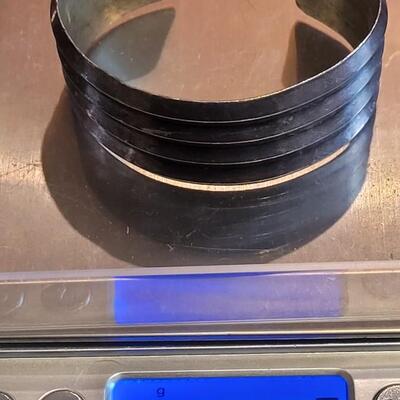 Lot 39: Old Pawn Navajo Ingot Cuff