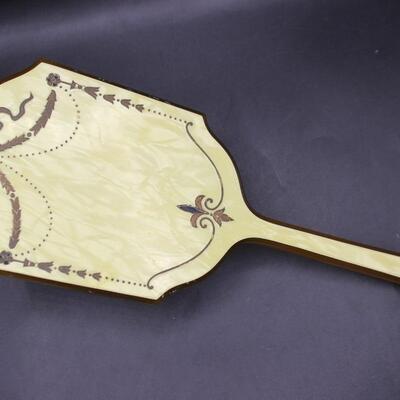 Vintage Dupont Pyralin Bakeite Art Deco Hand Mirror