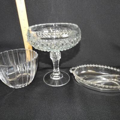 Trio of glass