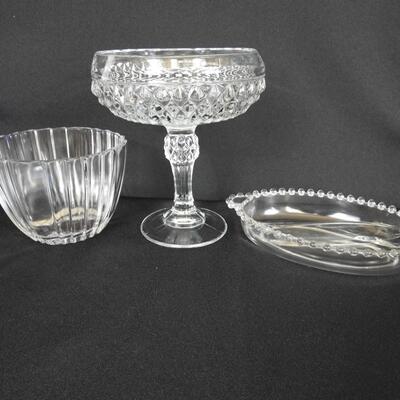 Trio of glass